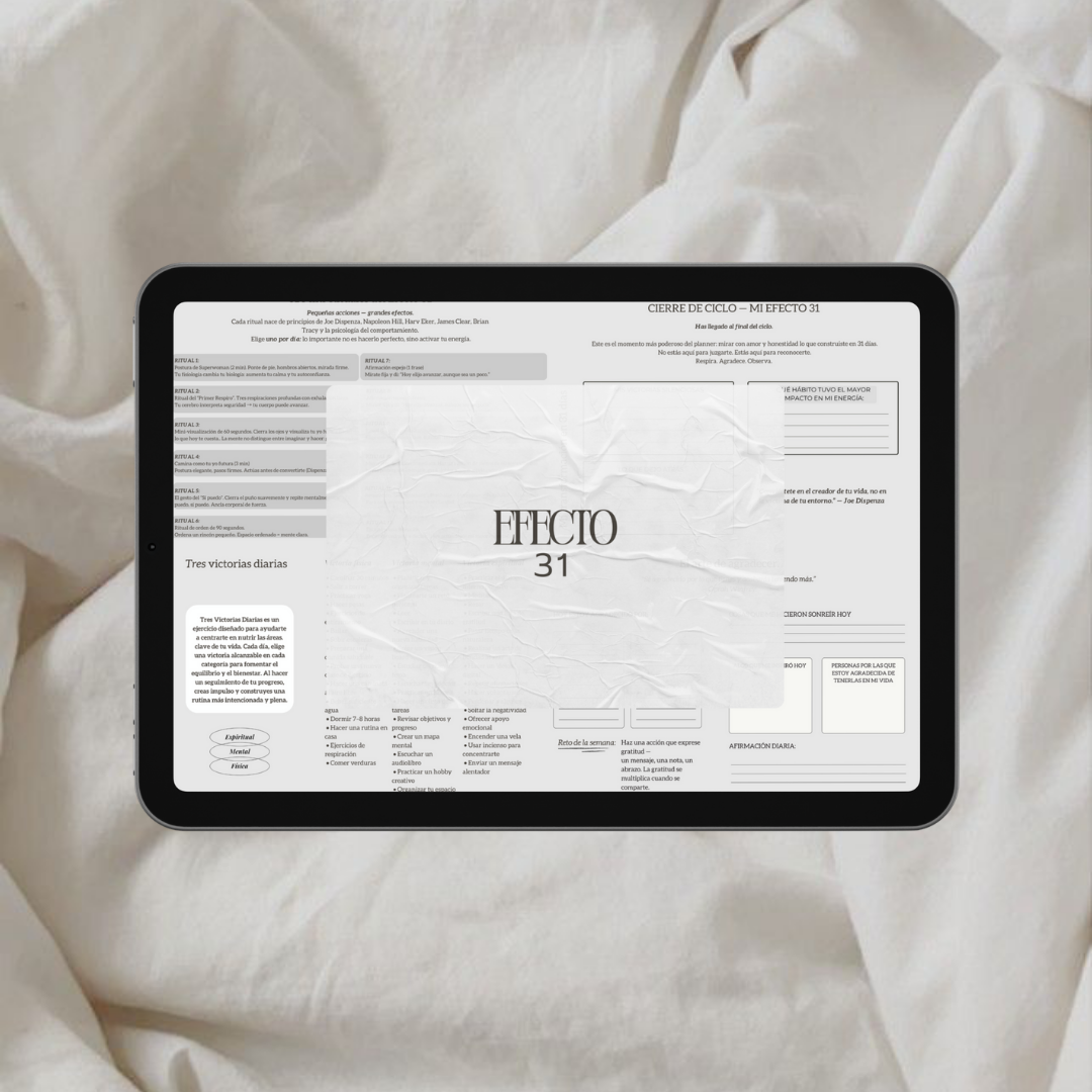 Efecto 31™ - Planner Digital (Método de 31 días)